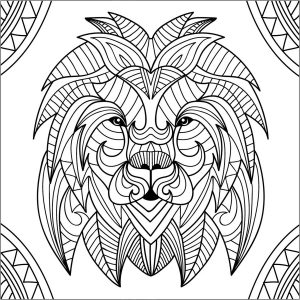 Tete De Lion Mandala 1