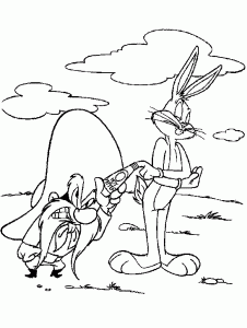 Coloriage de Looney Tunes à imprimer pour enfants