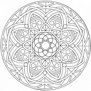 Mandala a imprimer 12