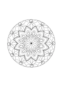 Mandala Abstrait Regulier Parceline