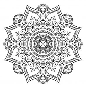 Jolie fleur Mandala