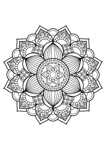 Mandala Complexe Livre Gratuit 17