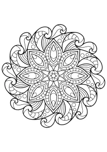 Mandala étoilé