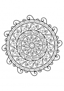 Mandala Complexe Livre Gratuit 21