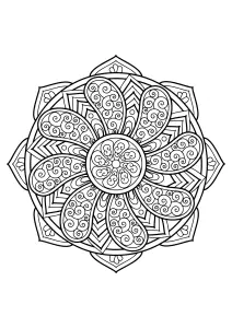 Mandala Complexe Livre Gratuit 27