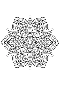 Mandala Complexe Livre Gratuit 28