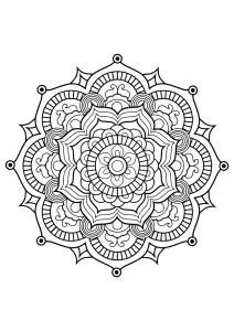 Mandala Complexe Livre Gratuit 8