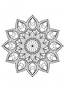 Mandala Complexe Livre Gratuit 9