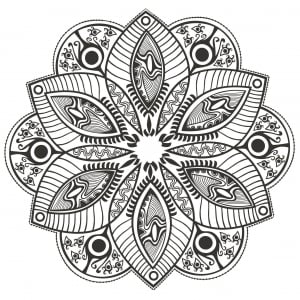 Mandala Fleur Originale Par Markovka