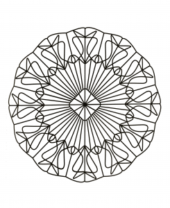 Mandala Et Lignes Harmonieuses