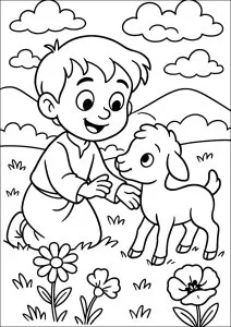 Marcelino et son ami l'agneau