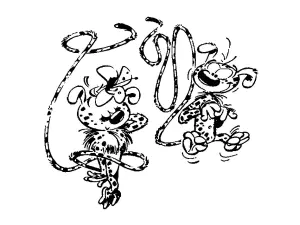 Coloriage De Marsupilami Gratuit à Colorier
