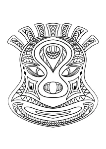 Drôle De Masque Africain