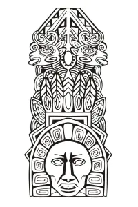 Masque Inca / Maya   3