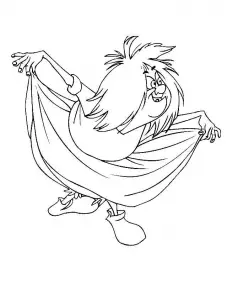 Coloriage De Merlin L'enchanteur à Imprimer