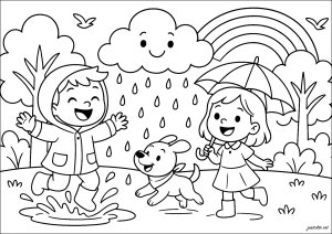 Amusements sous la pluie