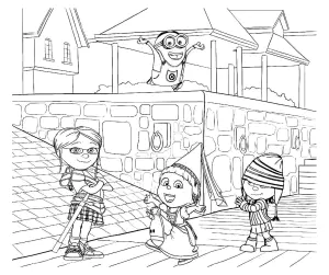 Coloriage De Minions à Imprimer