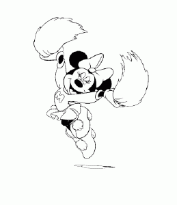 Minnie Pom Pom Girl