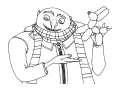 Coloriage De Moi Moche Et Méchant Pour Enfants