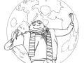 Coloriage De Moi Moche Et Méchant à Colorier Pour Enfants