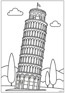 La Tour De Pise, En Italie