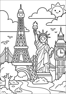 Voyage autour de monuments iconiques