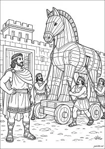 Le cheval de Troie - vers 1200 av. J.-C.