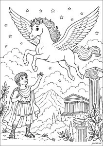 Pégase dans le ciel de la Grèce antique