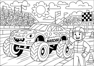 Course de voitures Nascar