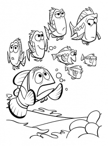 Dessin De Le Monde De Nemo Gratuit à Imprimer Et Colorier