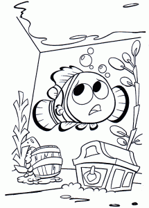 Coloriage De Le Monde De Nemo à Imprimer Pour Enfants