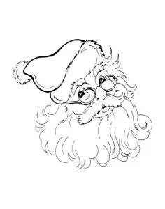 Père Noël à Lunettes
