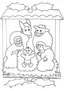 Coloriage de Noël à imprimer