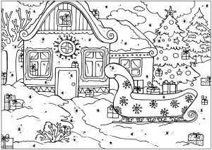 Le traineau du Père Noël