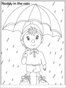 Dessin de oui oui gratuit à télécharger et colorier
