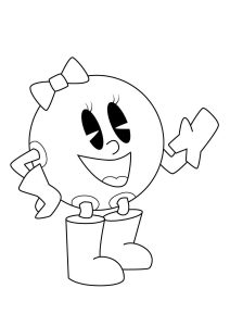 Pac Man Fille