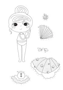 Paper dolls avec un style bohème