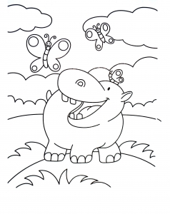 Dessin De Papillons Gratuit à Télécharger Et Colorier