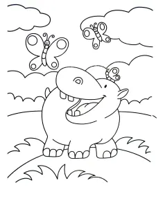 Dessin De Papillons Gratuit à Télécharger Et Colorier