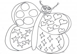 Dessin De Papillons Gratuit à Télécharger Et Colorier
