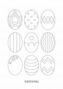 Coloriage De Pâques à Telecharger Gratuitement