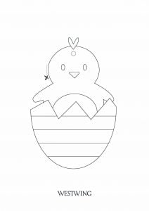 Coloriage De Pâques à Colorier Pour Enfants