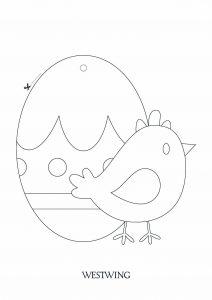Dessin De Pâques Gratuit à Télécharger Et Colorier