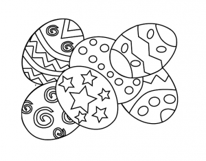 Coloriage De Pâque à Imprimer