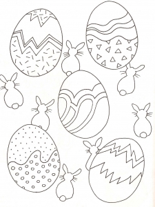 Coloriage De Pâque Pour Enfants