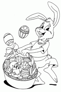 Coloriage paques 5