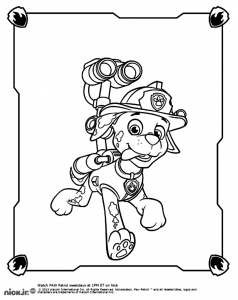 Coloriage De Pat Patrouille à Imprimer Gratuitement