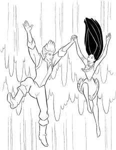 Coloriage De Pocahontas Gratuit à Colorier