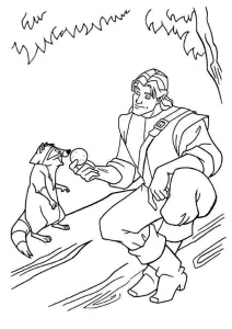 Dessin De Pocahontas Gratuit à Télécharger Et Colorier