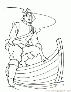 Coloriage De Pocahontas à Telecharger Gratuitement